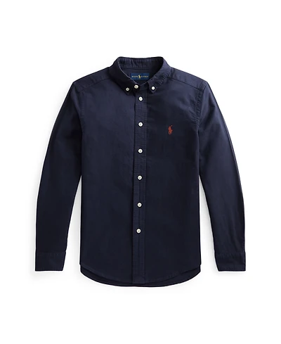 Polo Ralph Lauren Big Boys Garment-Dyed Cotton Oxford Shirt