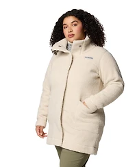 Columbia Plus Size Active Panorama Stand-Collar Long Jacket