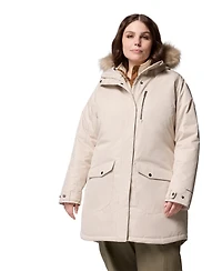 Columbia Plus Suttle Mountain Hooded Faux-Fur-Trim Long Insulated Coat