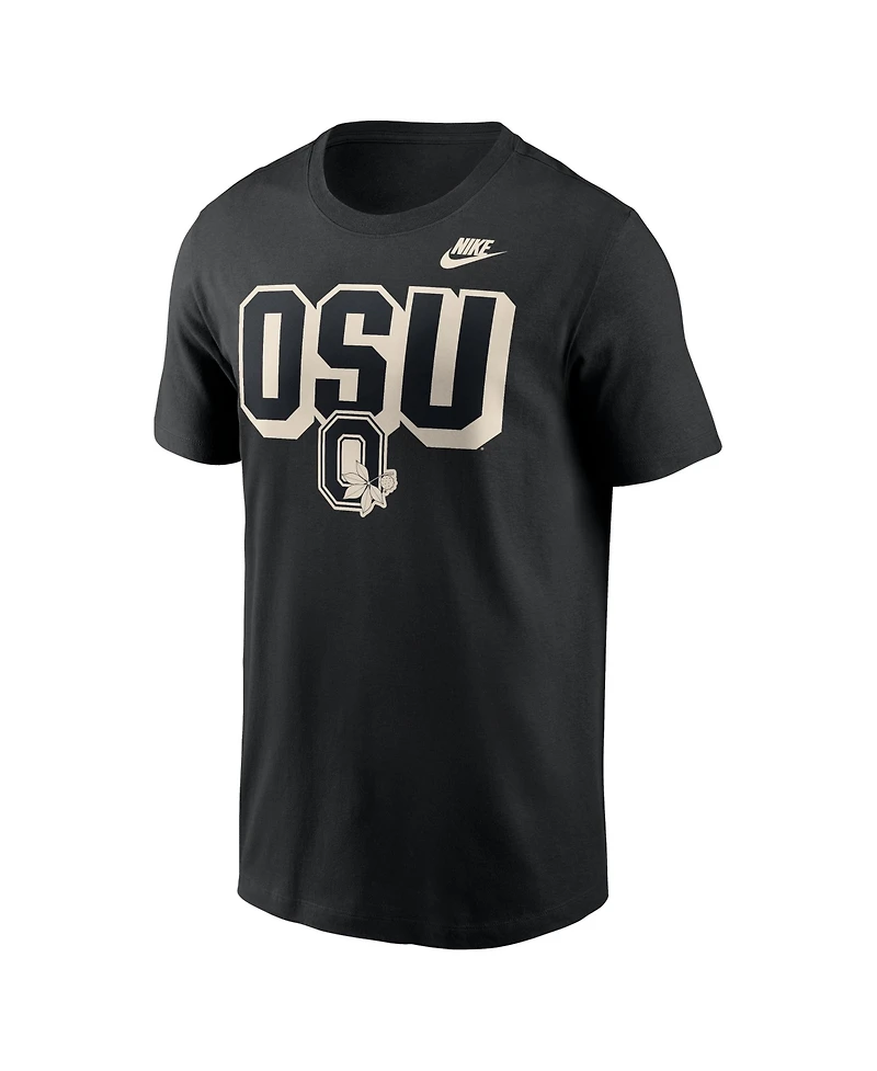 Nike Men's Black Ohio State Buckeyes Fashion Bold T-Shirt