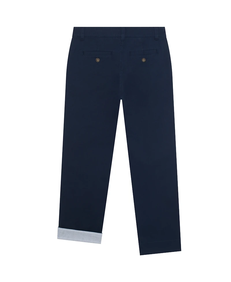 B By Brooks Brothers Big Boys Stretch Twill Pants