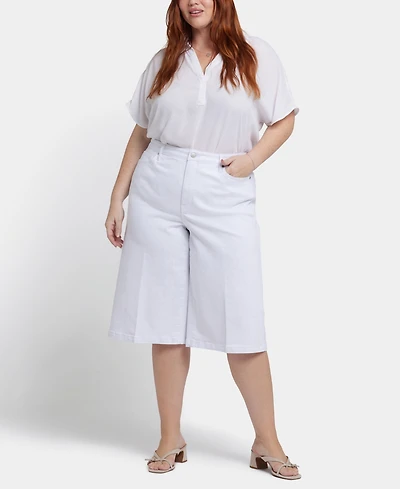 Nydj Plus Amelia Culotte Capri Jeans