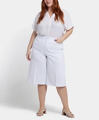 Nydj Plus Amelia Culotte Capri Jeans