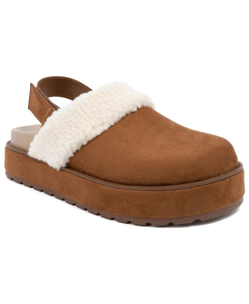 Sugar Women's Cabin Fur Slingback Clogs