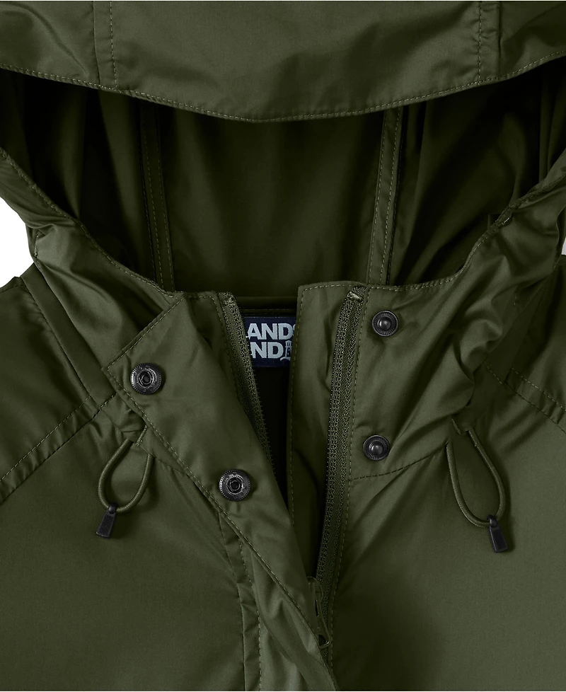 Lands' End Women's Packable Water Resistant Upf 50 Windbreaker Jacket