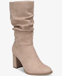 Style & Co Women's Reneee Scrunch Mid Shaft Boots, Macy's Exclusive