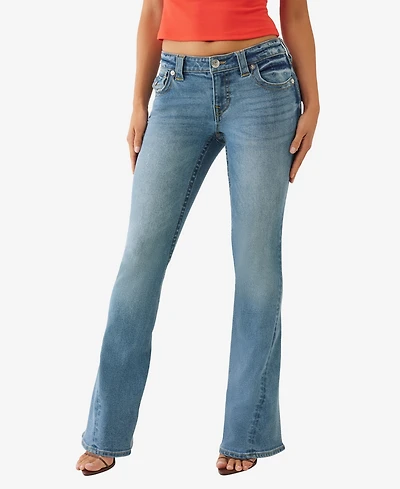 True Religion Women's Joey Low Rise Flare Jeans