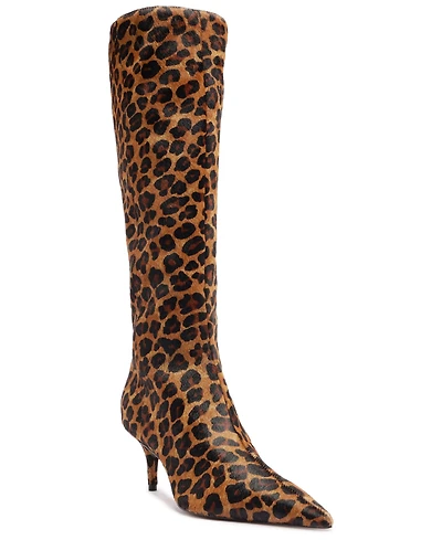 Arezzo Women's Sasha Low Stiletto To-The-Knee Boots