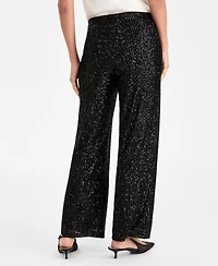 Jm Collection Women's Sequinned Pull-On Pants, Macy's Exclusive