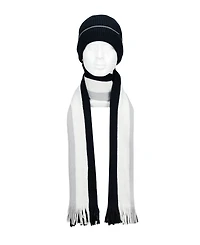 Kenneth Cole Reaction Men's 2-Piece Beanie and Ribbon Scarf Set