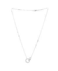 Pre-Owned Cartier Love Interlocking Pave Necklace