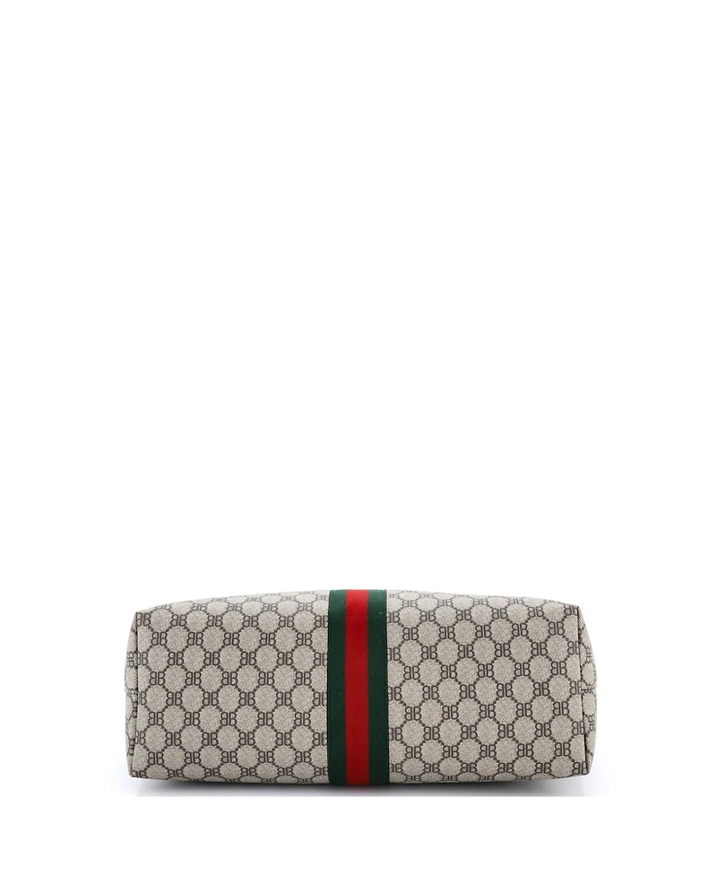 Pre-Owned Balenciaga Medium x Gucci The Hacker Project Tote Bb Coated Canvas