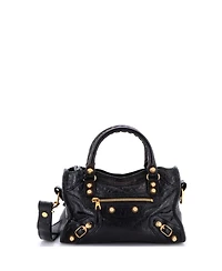 Pre-Owned Balenciaga Mini City Classic Studs Bag Leather