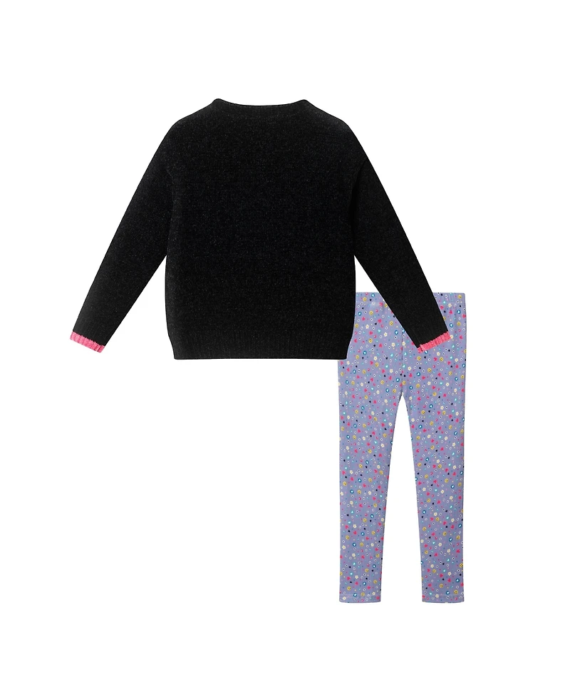 Andy & Evan Toddler/Child Girls Chenille Sweater Set