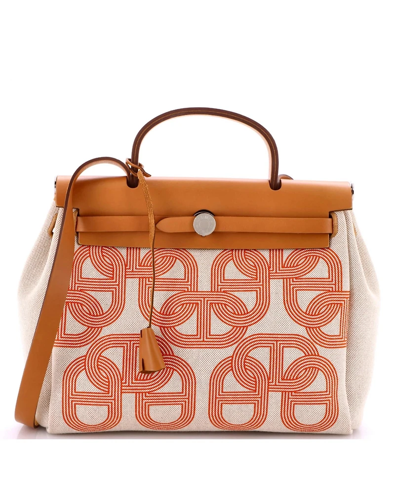 Pre-Owned Hermes 31 Herbag Zip Circuit 24 Vache Hunter and Leather