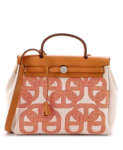Pre-Owned Hermes 31 Herbag Zip Circuit 24 Vache Hunter and Leather
