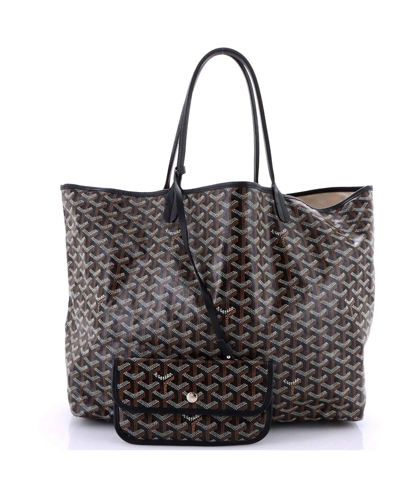 Pre-Owned Goyard Gm Saint Louis Tote Coated Canvas