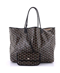 Pre-Owned Goyard Gm Saint Louis Tote Coated Canvas