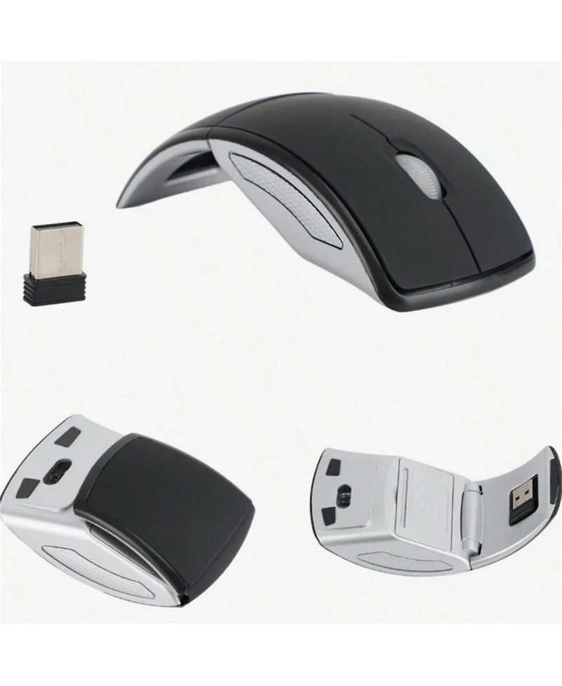 risokeys Wireless Foldable Arc Optical Mouse With Usb Receiver