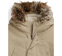 Polo Ralph Lauren Big Boys Faux-Fur-Trim Down Parka