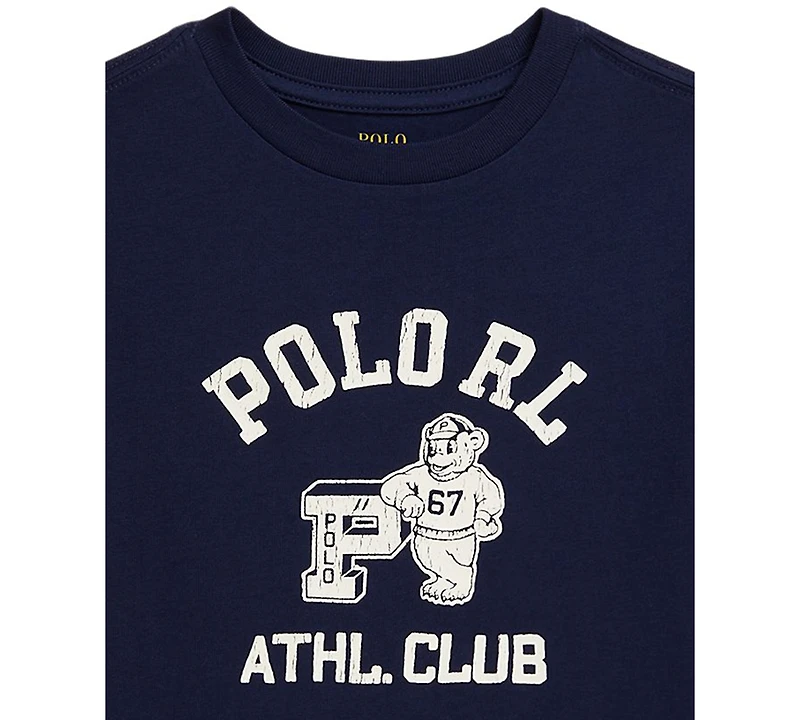 Polo Ralph Lauren Toddler and Little Boys Logo Cotton Jersey T-Shirt