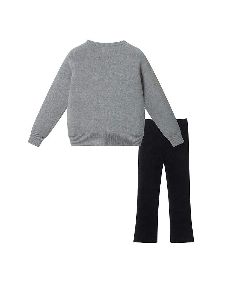 Andy & Evan Toddler/Child Girls Bow Sweater Legging Set