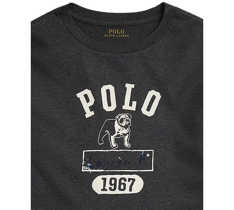Polo Ralph Lauren Big Boys Cotton Jersey Graphic Long Sleeve T-Shirt