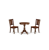 East West Furniture 3-Pc Dining Set