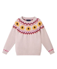 Andy & Evan Toddler Girls Toddler/Child Fall Fairisle Sweater Set