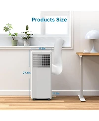 8,000 Btu Portable Air Conditioner - Compact, Efficient Cooling, Easy Portability, Ideal for Small to Medium Rooms