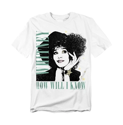 Logovision Men's Whitney Houston How Will I Know T Shirt