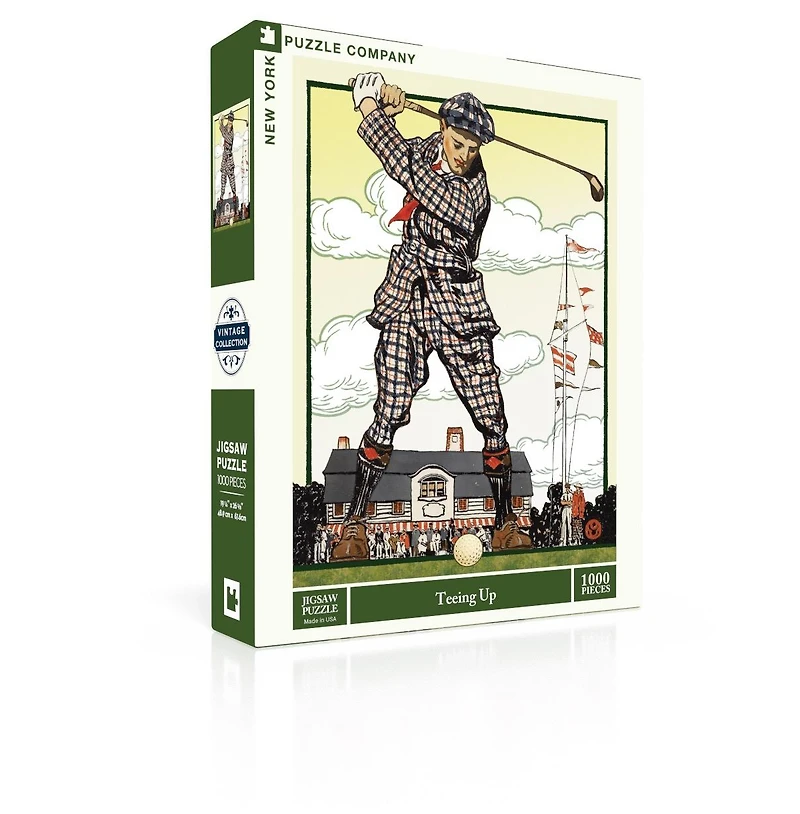 New York Puzzle Company Teeing up 1000 Piece Puzzle