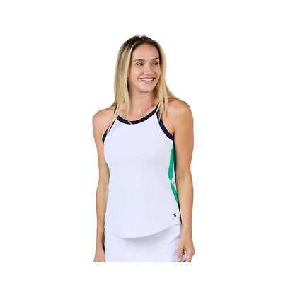 Sofibella Green Spirit 24 Inch Women Tennis Tank