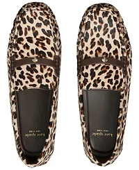 kate spade new york Women's Flower Stud Round Toe Moccasin Loafers