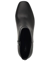 Calvin Klein Women's Parry Block Heel Ankle Booties