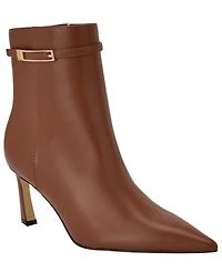 Calvin Klein Women's Alenna Buckle Strap Stiletto Booties
