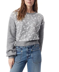 Dee Ocleppo Women's Oriel Embellished Overlay Pullover