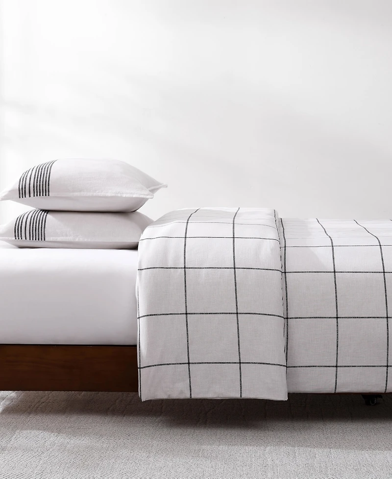 Tommy Hilfiger Brooklyn Heights Stripe Cotton -Pc. Duvet Cover Set