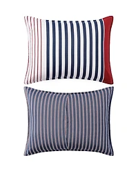 Tommy Hilfiger Brooklyn Stripe Cotton -Pc. Duvet Cover Set