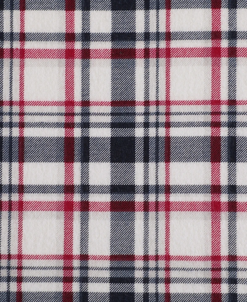 Tommy Hilfiger Printed Flannel -Pc. Sheet Set