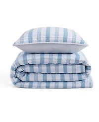 Tommy Hilfiger Dreamy Plaid Cotton Reversible -Pc. Quilt Set
