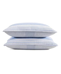 Tommy Hilfiger Bold Stripe Textured Cotton Reversible -Pc. Quilt Set