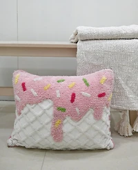 Vibhsa Novelty Tufted Decorative Pillow, 14" x 20"
