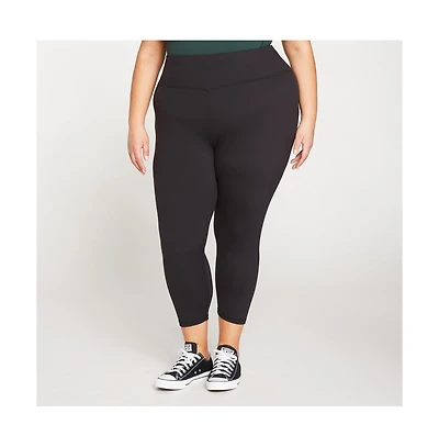 Universal Standard Womens Plus Next-to-Naked Cropped Legging