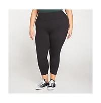 Universal Standard Womens Plus Next-to-Naked Cropped Legging