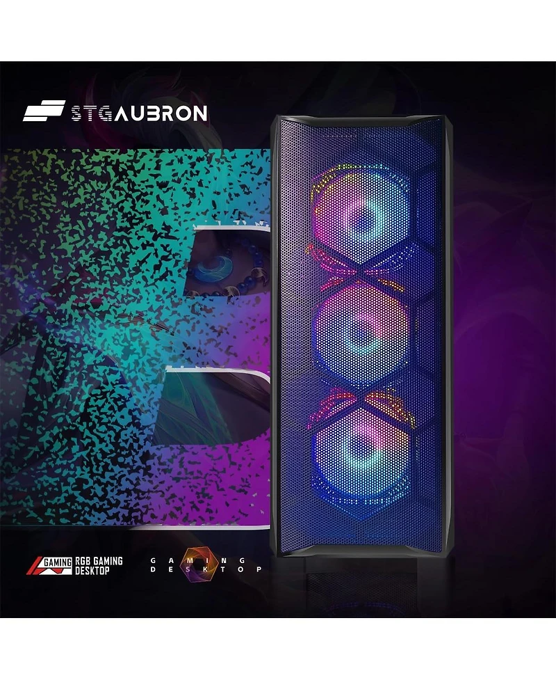 Ipason Gaming & Entertainment Desktop - Amd Radeon Rx 580 8G, Intel Core i7, 16GB Ram, 512GB Ssd, Windows 10