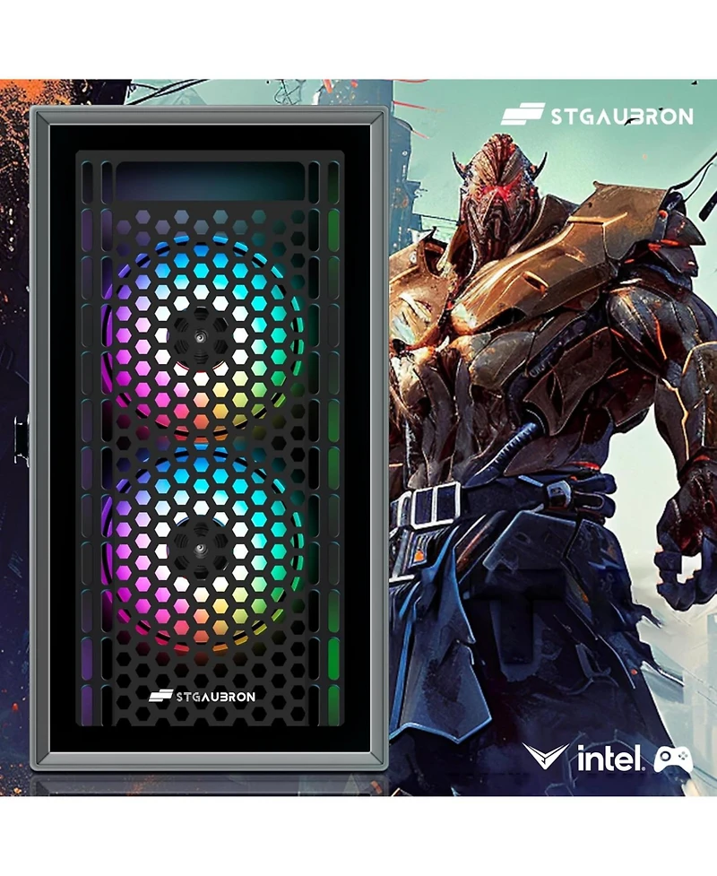 Ipason Gaming Pc Desktop - Radeon Rx 560 4GB GDDR5, Intel Core i5 ,16GB Ram, 512GB Ssd, 600M WiFi, Bluetooth 5.0, Rgb Mouse Pad, Windows 10 Home