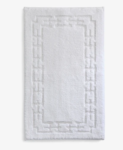 Hotel Collection Sculpted Chain-Link Cotton Bath Rug, 20" x 34", Exclusively at Macy's