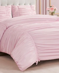 Juicy Couture Ribbon Ruched 2-Pc. Comforter Set, Twin/Twin Xl