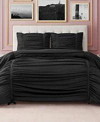 Juicy Couture Ribbon Ruched 3-Pc. Comforter Set